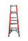 Стеклопластиковая стремянка Алюмет SF 4 ступени с органайзером 1004 - фото 391830