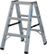 Двухсторонняя стремянка Krause STABILO 2x3 ступени 225 кг - фото 409928