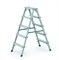 Двухсторонняя анодированная стремянка Zarges Scana B 2x5 44205