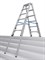 Стремянка Krause Stabilo Professional 2х6, двусторонняя телескопическая 134882 - фото 692251