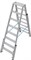 Стремянка Krause Stabilo Professional 2х8, двусторонняя телескопическая 134905 - фото 692280