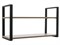 Полка ПРАКТИК Home-2 вяз натуральный/чёрный S37699520721 - фото 709669