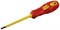 Диэлектрическая отвертка Stayer Max Grip-Professional SL4 100мм 25827-04-100 G - фото 86149